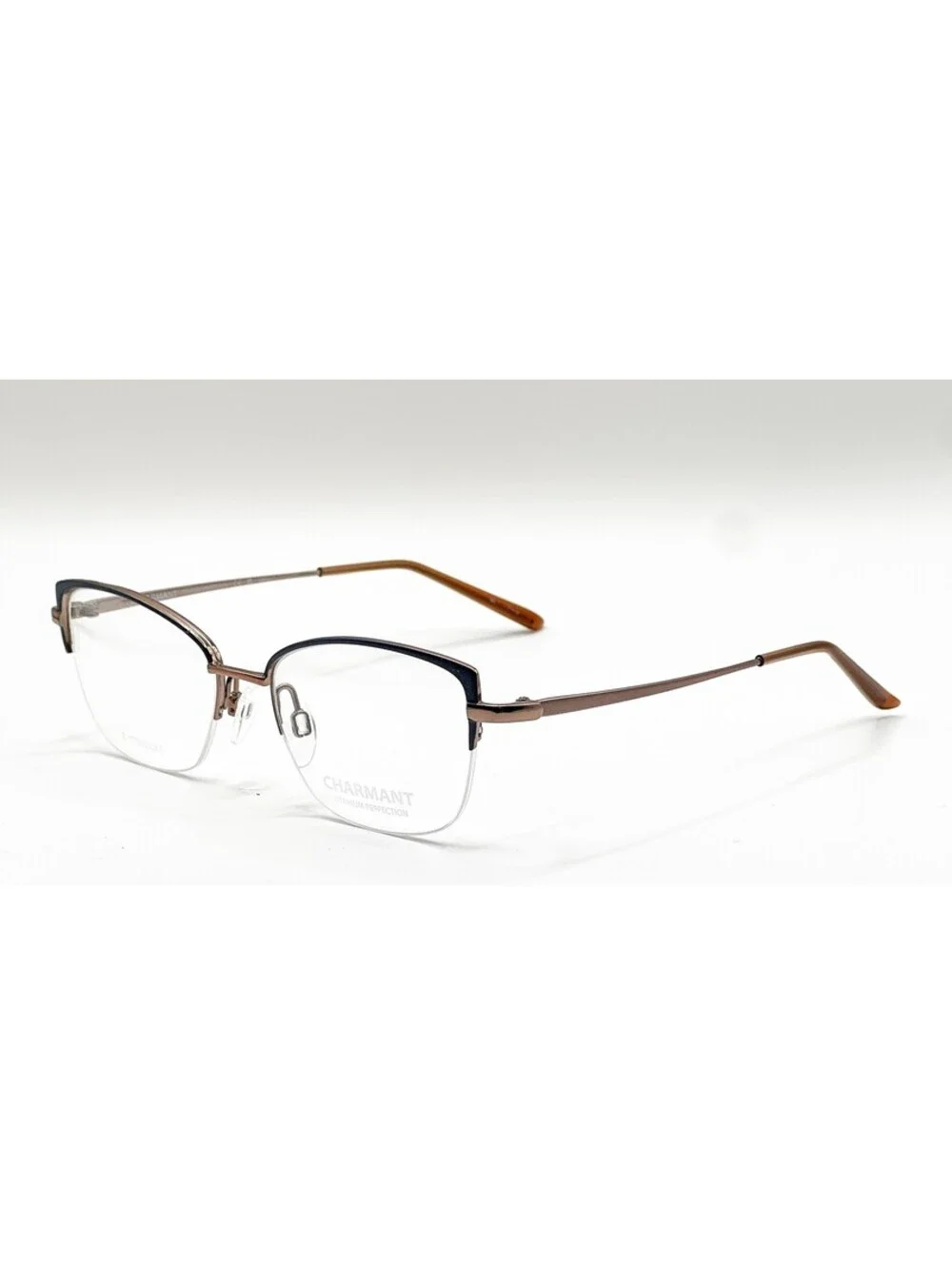 Charmant CH29222 GR Gray Cat Eye Authentic Eyeglass Frames 51-17-140